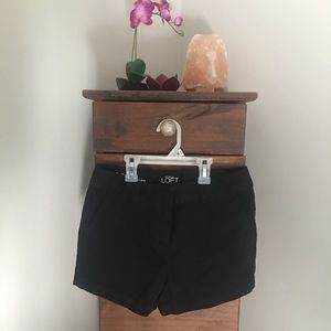Ann Taylor Loft Black Shorts
